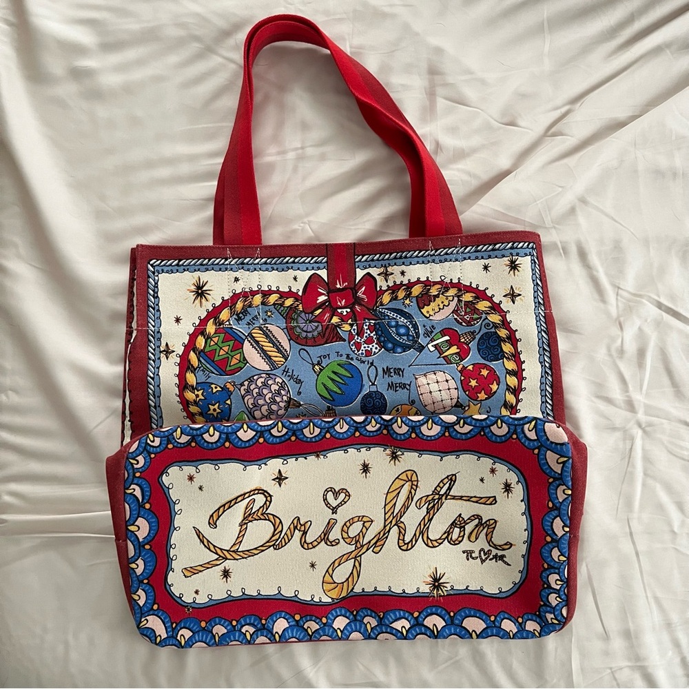 NWOT Brighton Celebrate Holiday Tote - Picture 3 of 7